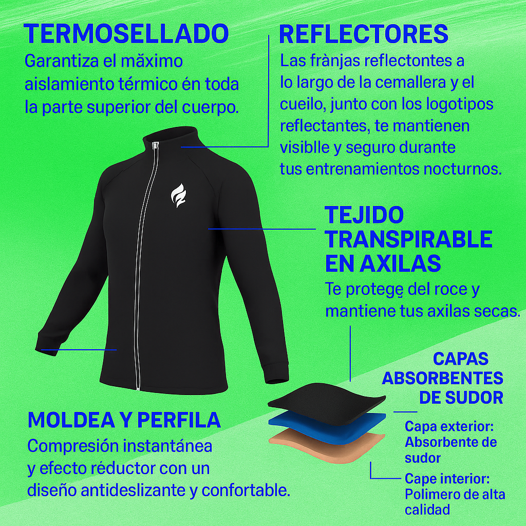 CHAQUETA SAUNA MUJER