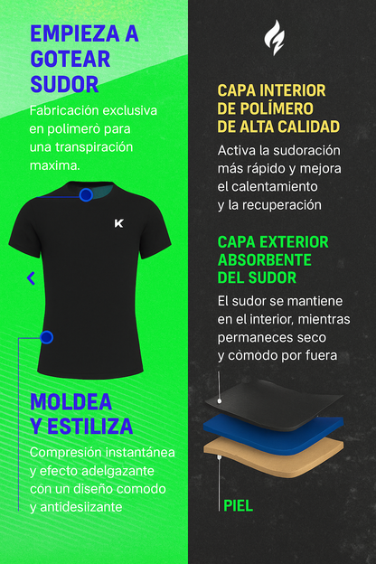 CAMISETA SAUNA HOMBRE